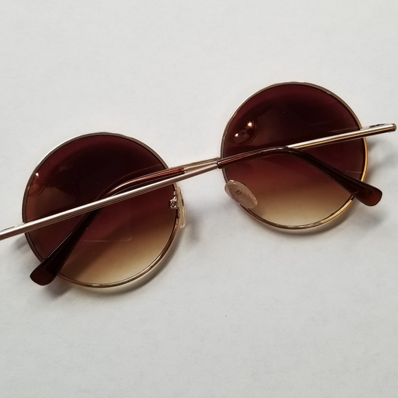 ❗Call It Spring Gold and Tan Full Circle Sunglasses❗ - Picture 2 of 4